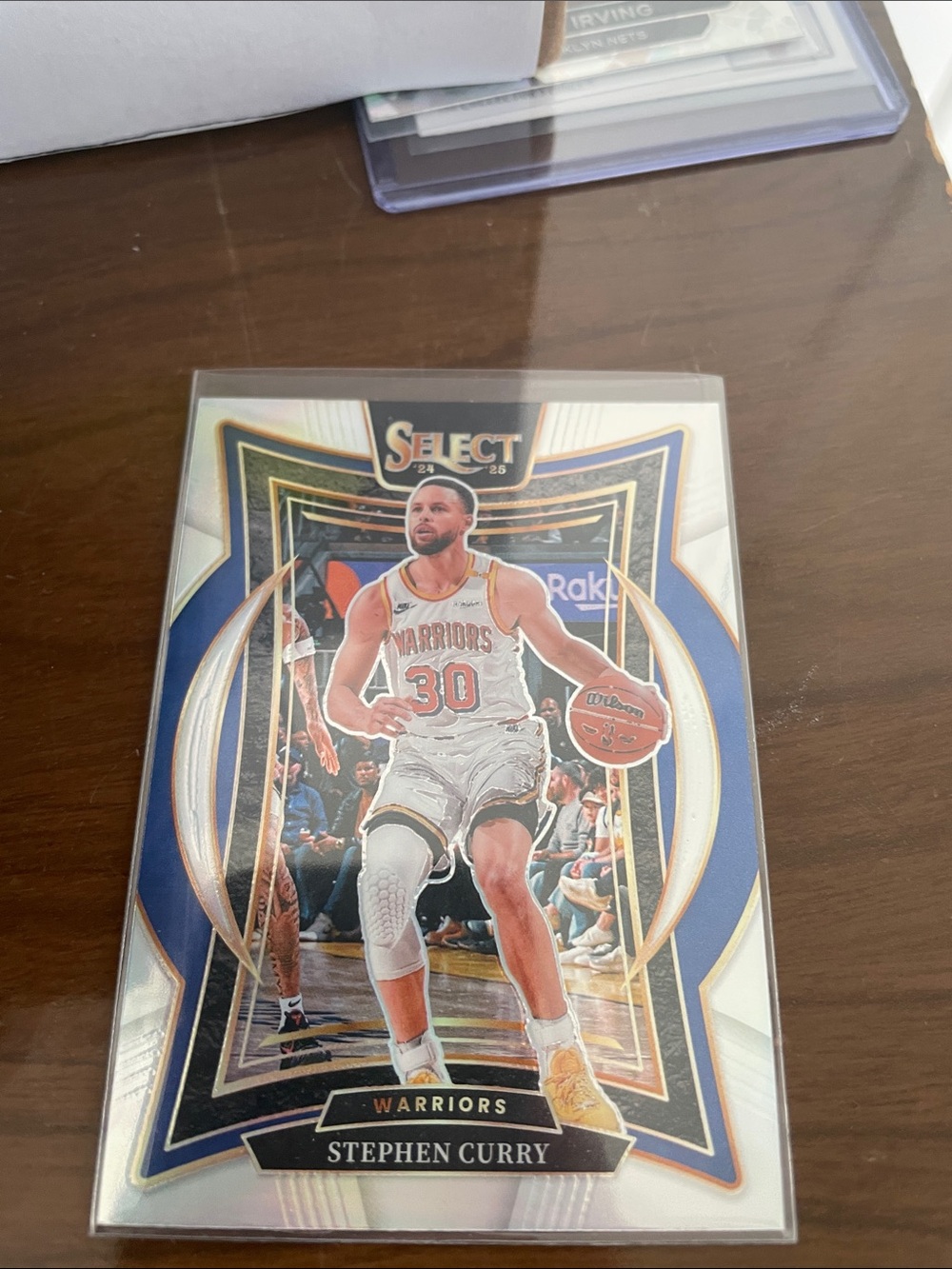 Panini Select Stephen Curry Basketball Card - Blue, White, Gold